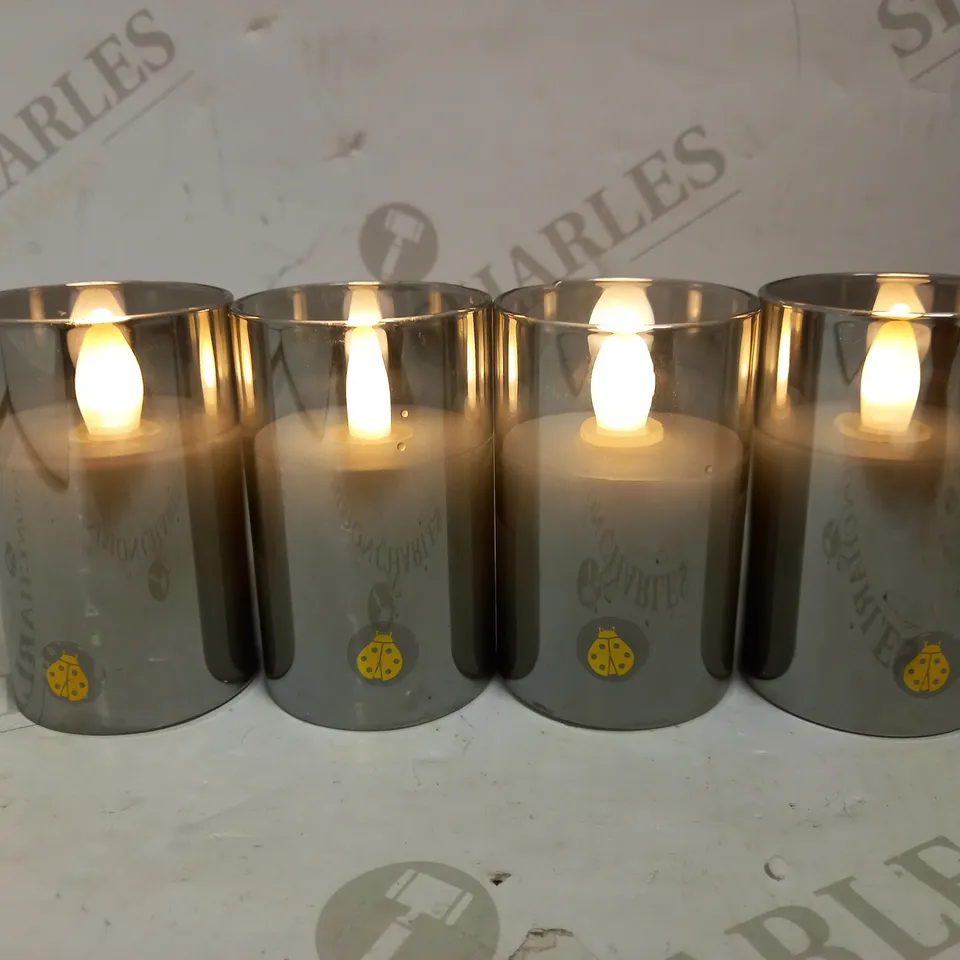 AMANDA HOLDEN BUNDLE BERRY GUNMETAL CANDLE FLAME SET 
