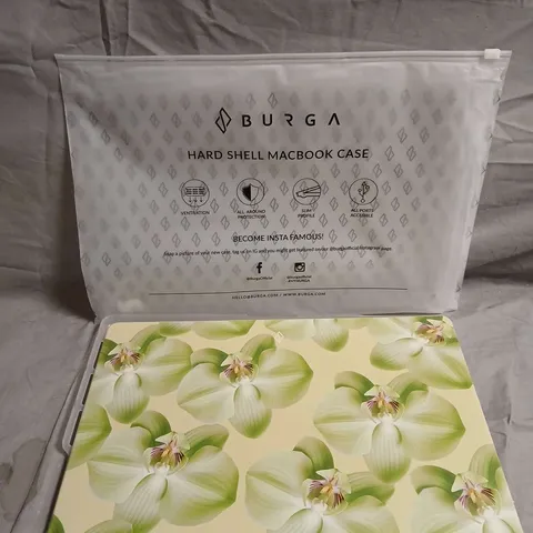 BURGA FLORAL DESIGN HARD SHELL MACBOOK CASE 