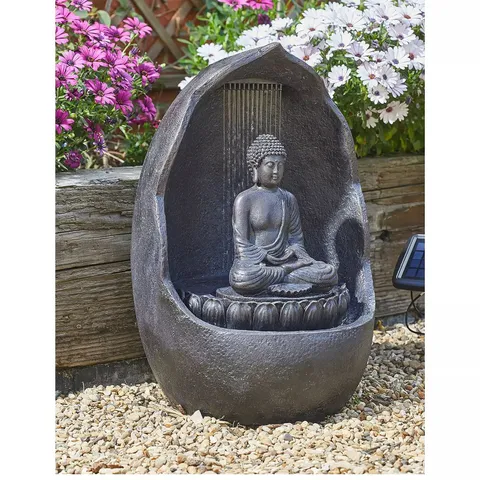 SMART SOLAR BUDDHA SOLAR WATER FEATURE - COLLECTION ONLY