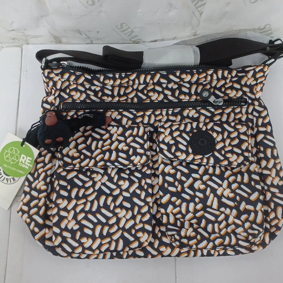 KIPLING SHOULDER BAG IN MINI BRUSH STROKE