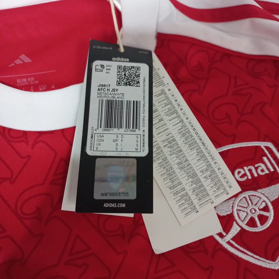 ARSENAL F.C. HOME JERSEY - UK S