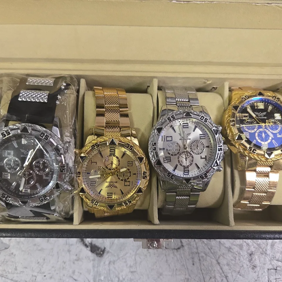 ZHOWE ASSORTMENT OF 6 WRIST WATCHES