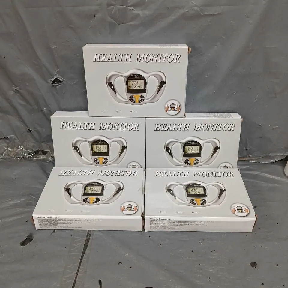 5 BOXED HEALTH MONITORS