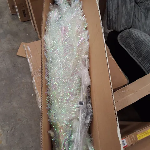 BOXED PRE-LIT SEASONAL TREE WITH STAND - SIZE UNSPECIFIED