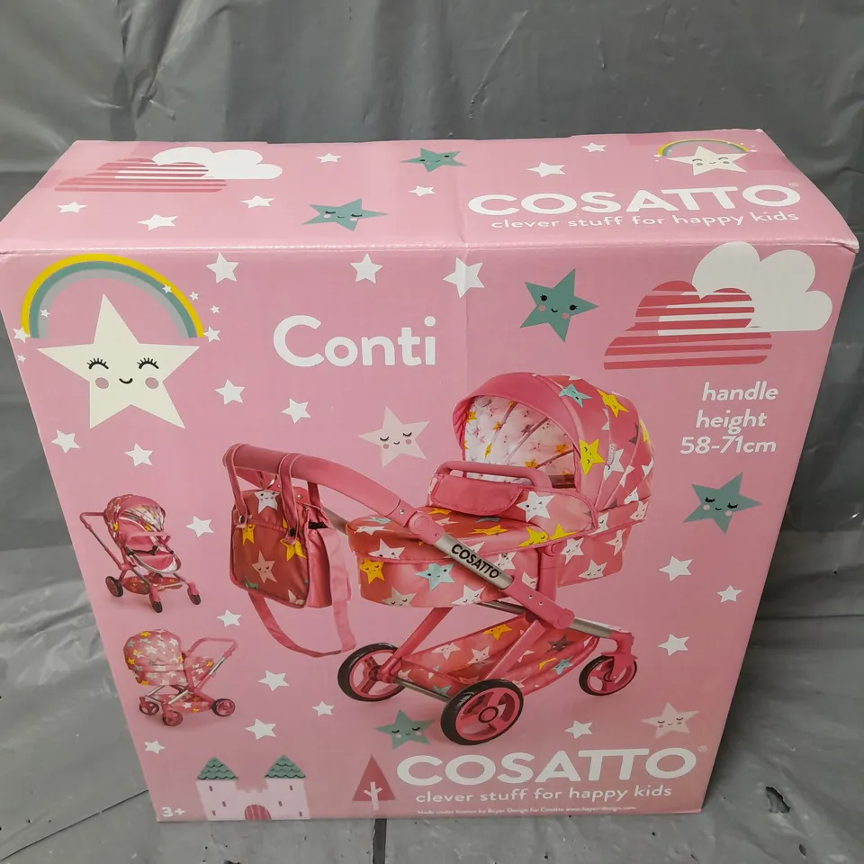 BOXED AND SEALED CONTI COSATTO DOLL PRAM  