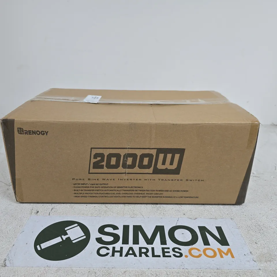 RENOGY DC TO AC POWER INVERTER BOXED WITH MANUAL