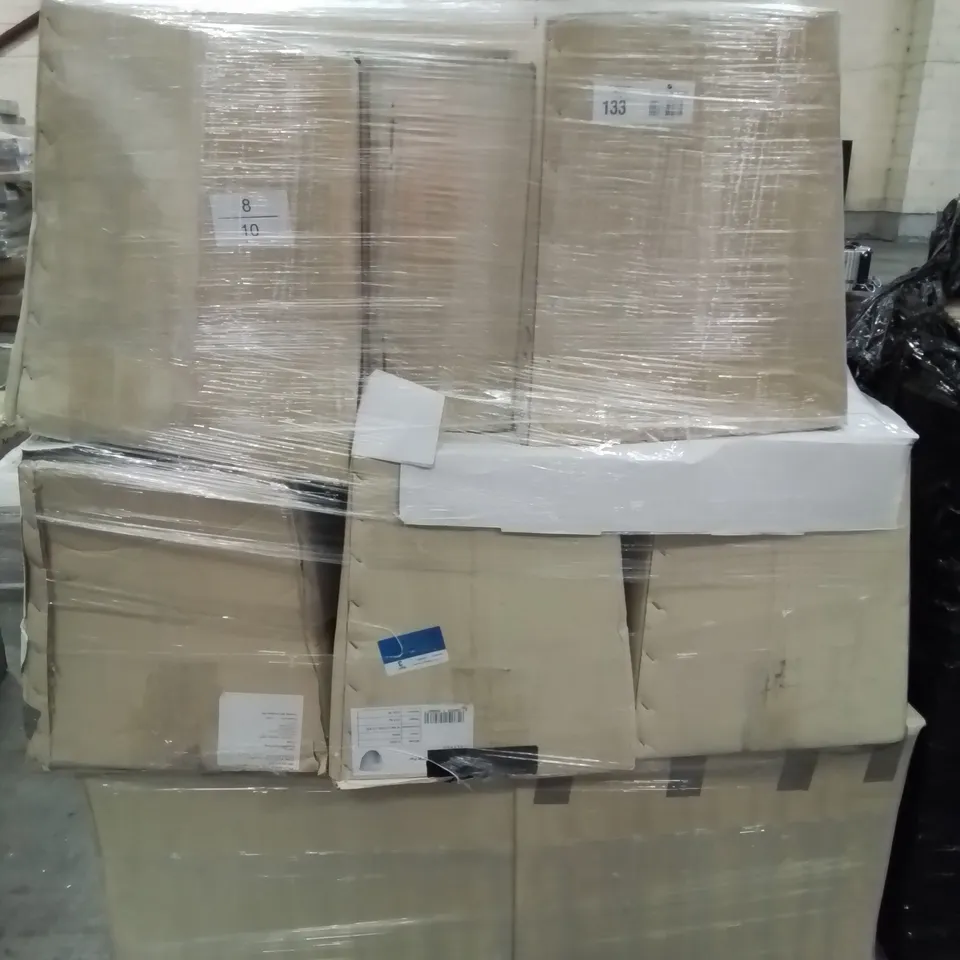 PALLET OF APPROXIMATELY 9 BOXED AURORA BTW WC PANS, BOXED ARURORA & TULSA CERAMIC BASINS
