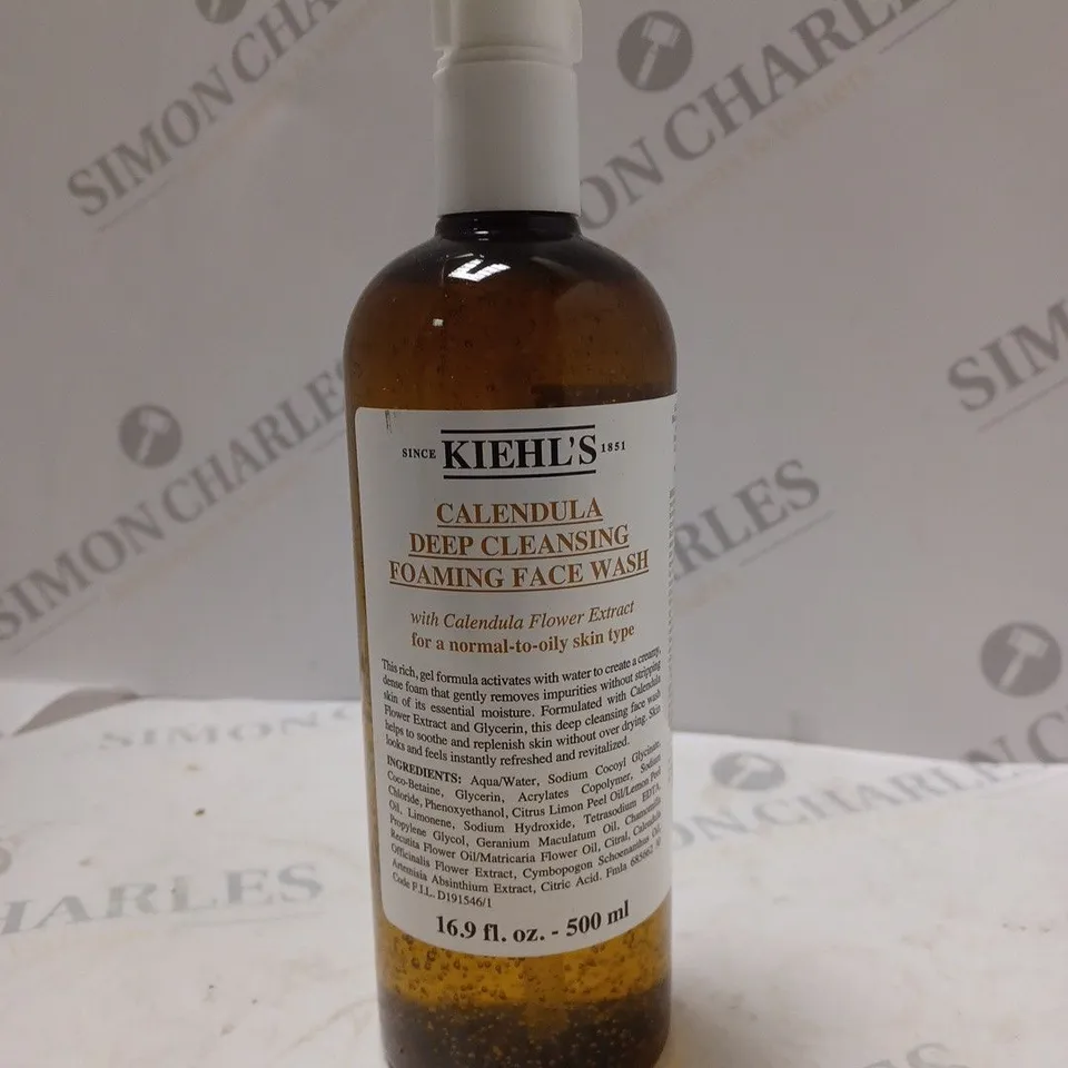 KIEHLS CALENDULA DEEP CLEANSING FOAMING FACE WASH - 500ML