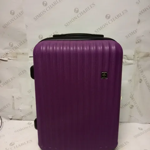 HEAVY DUTY PURPLE SUITCASE