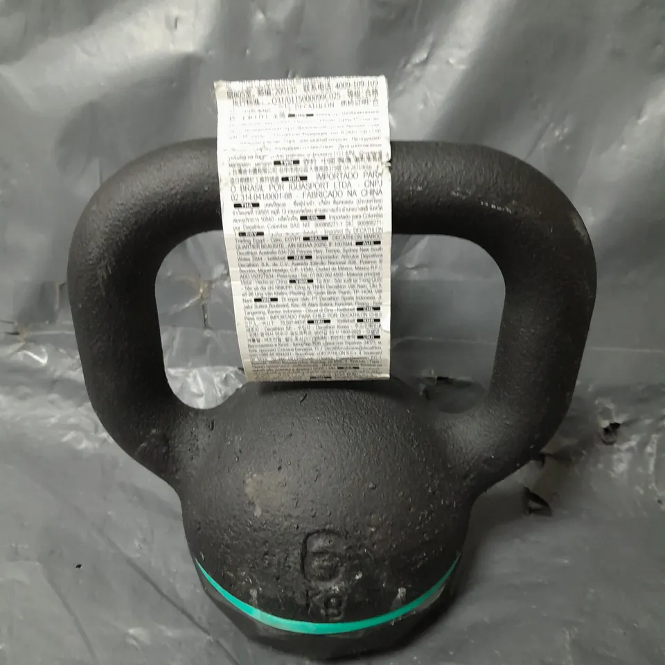 6kg KETTLEBELL IN BLACK