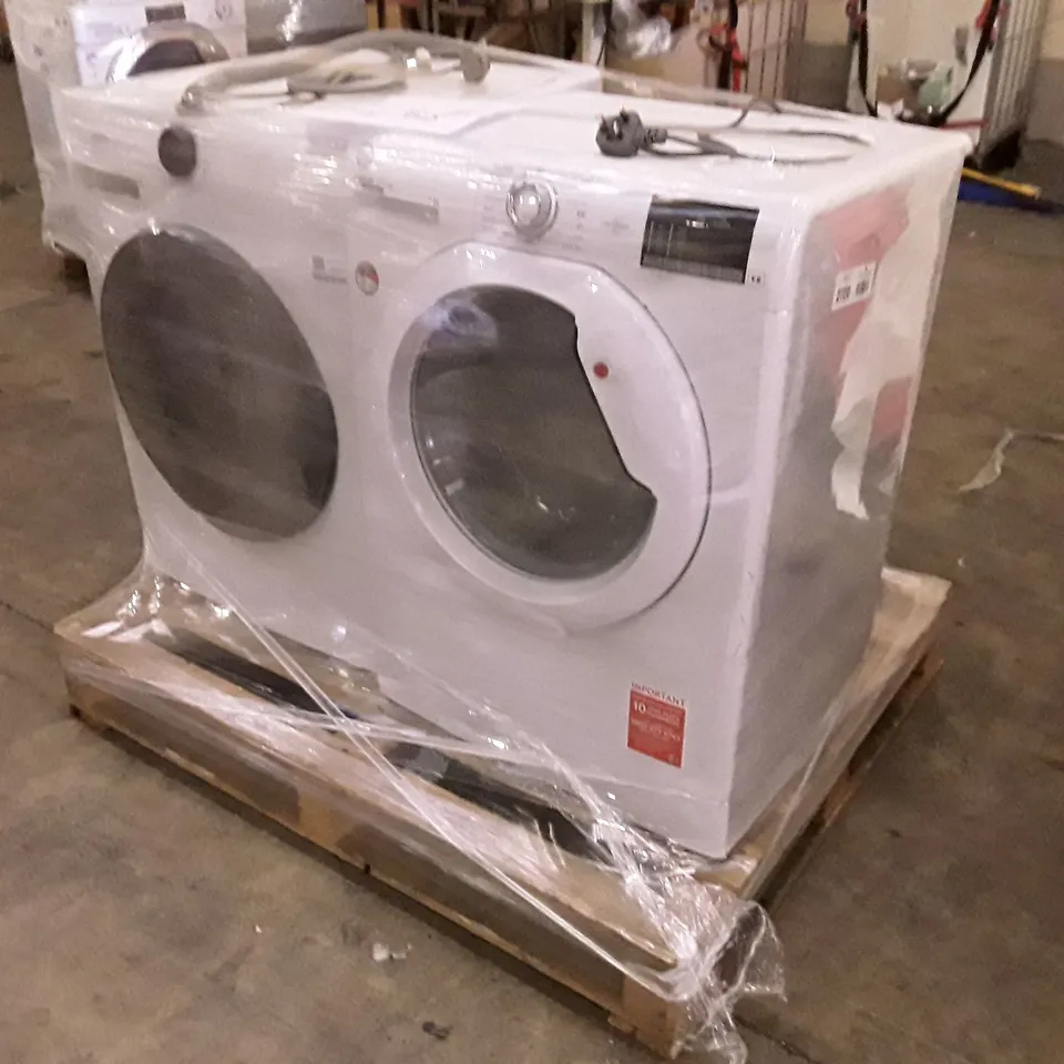 HOOVER H-WASH 300 FREE STANDING WASHING MACHINE AND MIDEA FREESTANDING WASHING MACHINE 10KG WHITE - UNPROCESSED RAW RETURNS