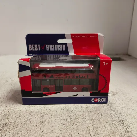 CORGI BEST OF BRITISH DIE-CAST LONDON BUS MODEL – BOXED