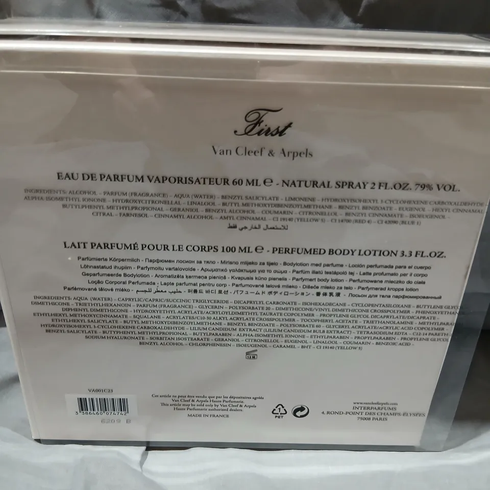 VAN CLEEF & ARPELS FIRST GIFT SET – EAU DE PARFUM 60 ML + BODY LOTION 100 ML