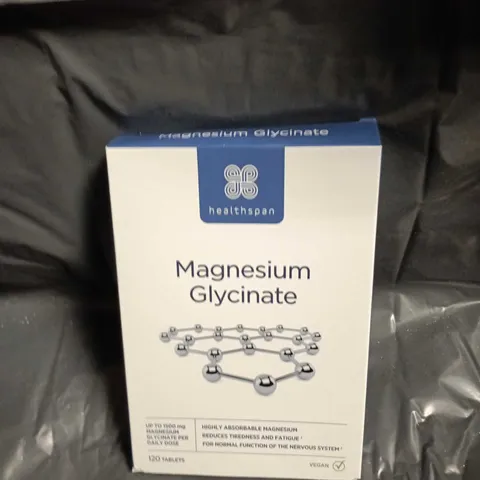 HEALTHSPAN MAGNESIUM GLYCINATE – 120 TABLETS – VEGAN
