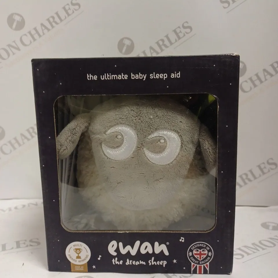 BOXED EWAN DELUXE - SHUSHING SLEEP SOOTHER WITH CRY SENSOR & 5 SOUNDS