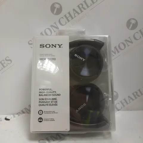 BOXED SONY MDR-ZX310 HEADPHONE, BLACK
