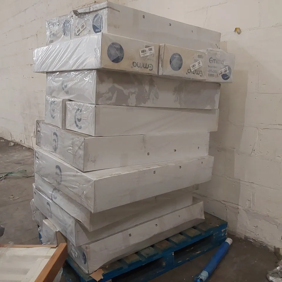PALLET CONTAINING A LARGE OF ASSORTED BRAND NEW EMMA BED PARTS