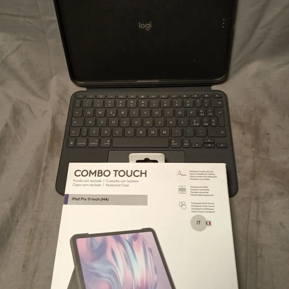 BOXED LOGITECH COMBO TOUCH IPAD PRO 11" TABLET KEYBOARD - ITALIAN LAYOUT 