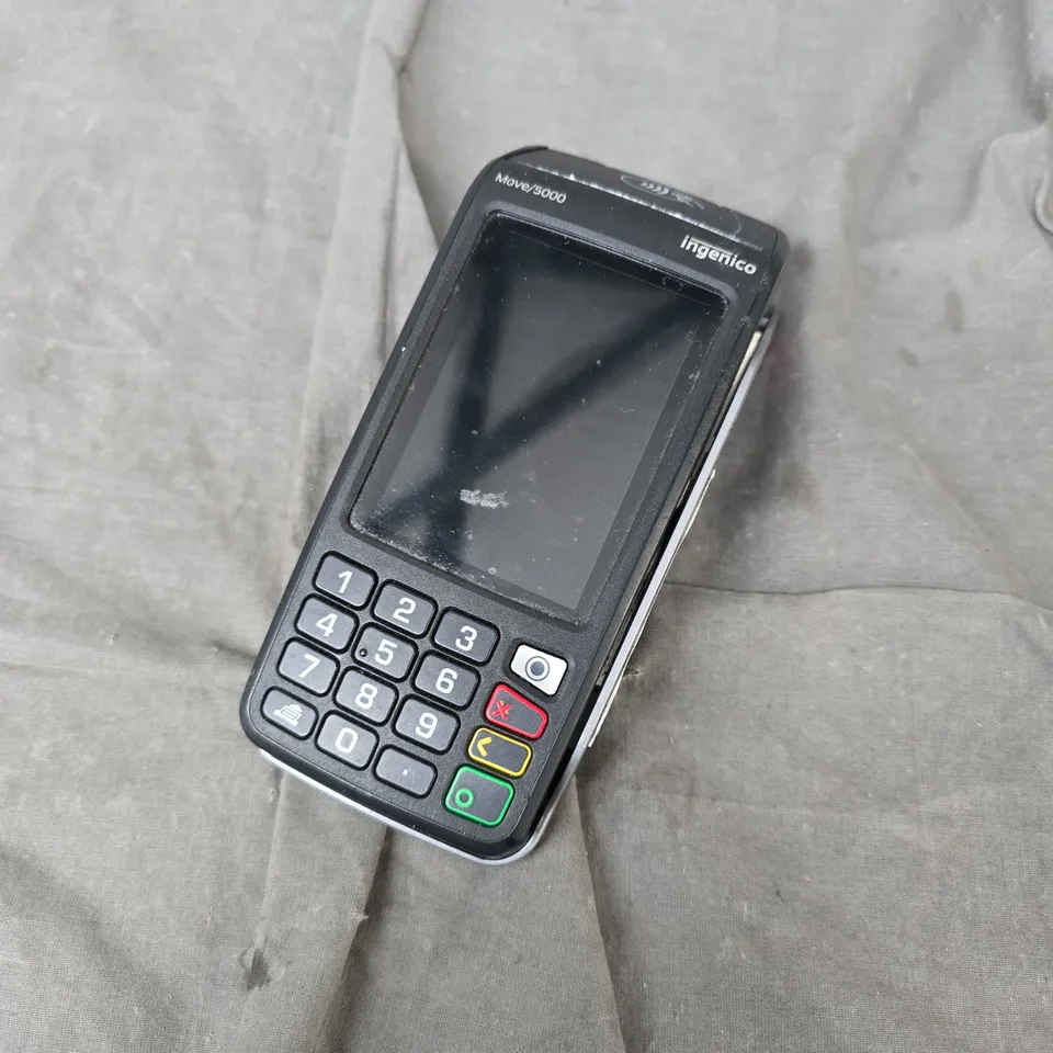 INGENICO MOVE/5000 CL HANDHELD CARD PAYMENT TERMINAL – 3G/WIFI/BT (USED)