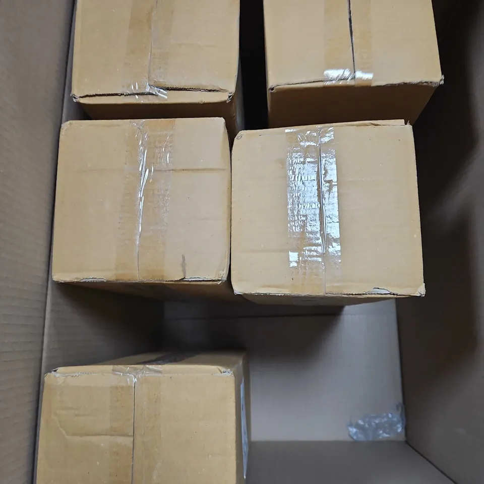 BOX OF 6 DECORATIVE WOODEN TREES