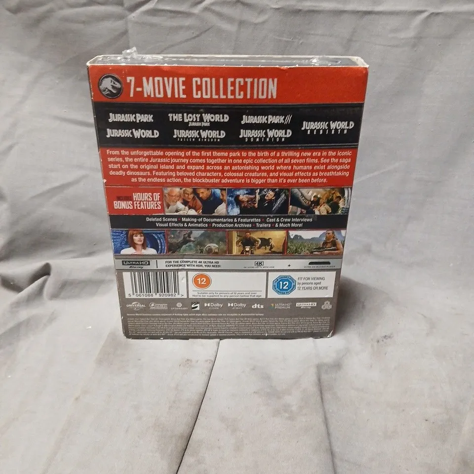 JURASSIC WORLD 7-MOVIE COLLECTION – 4K ULTRA HD BOX SET