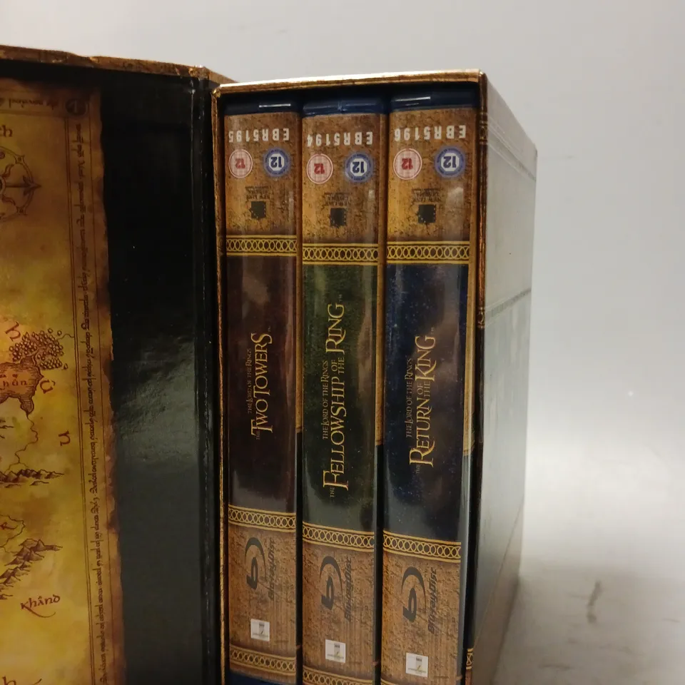 THE LORD OF THE RINGS: THE MOTION PICTURE TRILOGY EXTENDED EDITION BLU-RAY