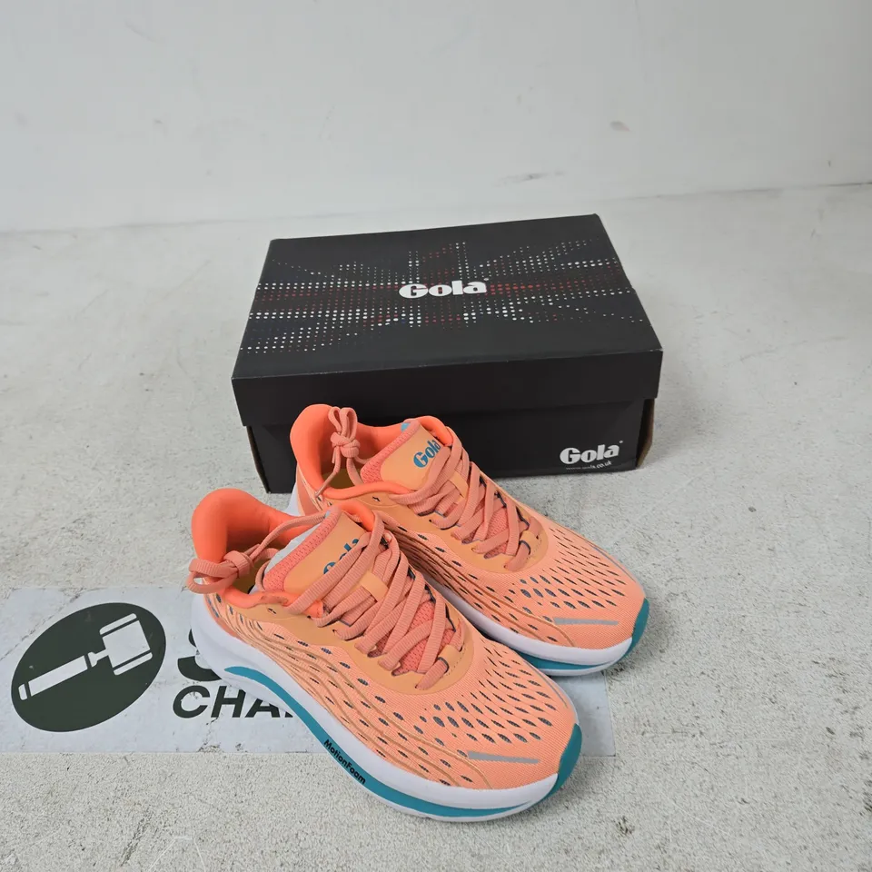 GOLA ALZIR SPEED GLA032 CORAL/AQUA SNEAKERS – UK 3
