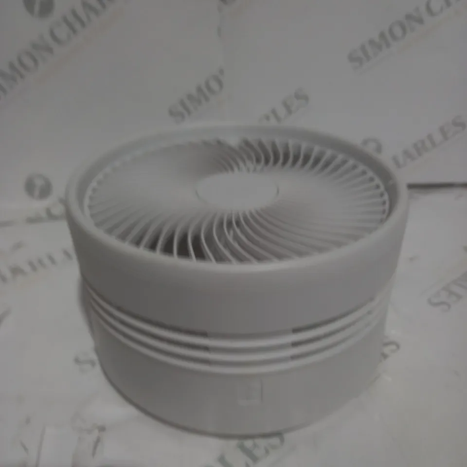 BELL & HOWELL OSCILLATING FOLDING RECHARGEABLE FAN, WHITE