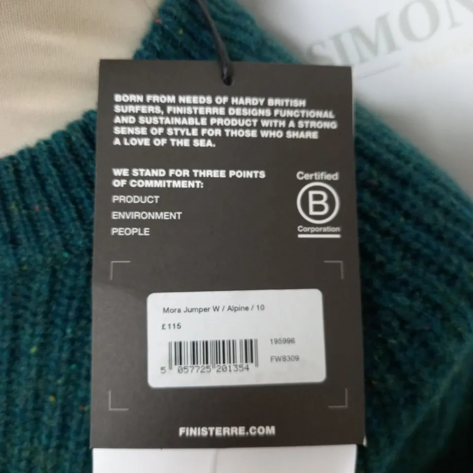 FINISTERRE MORA JUMPER SIZE 10