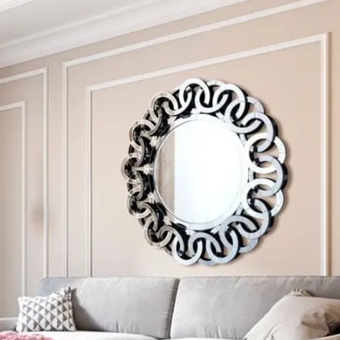BOXED SILAS GLASS CONCAVE WALL MIRROR (1 BOX)