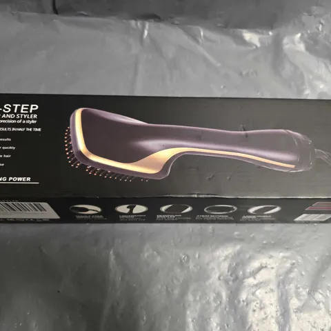 BOXED ONE STEP HAIR DRYER AND STYLER