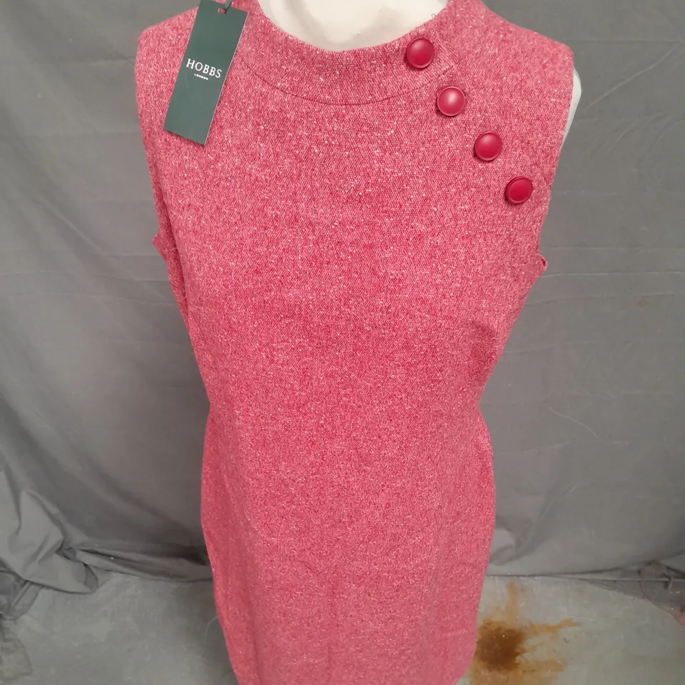 HOBBS CORDELIA DRESS IN CRANBERRY SIZE 12