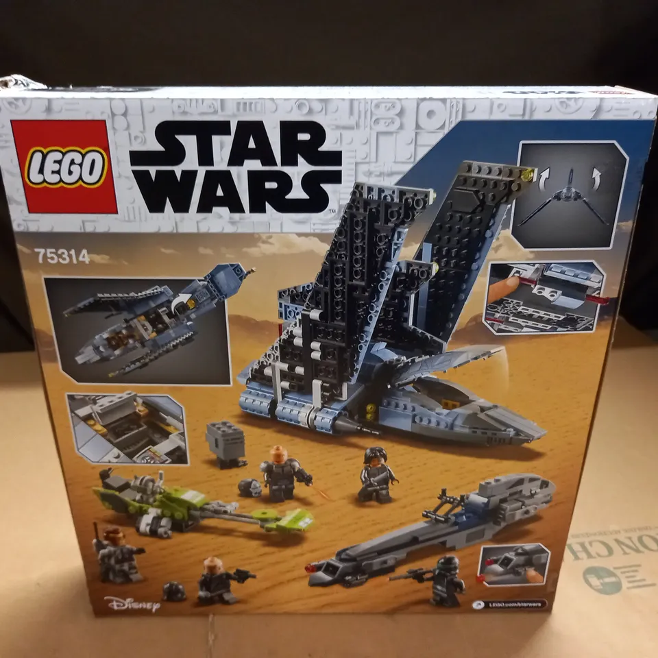 BOXED LEGO STAR WARS 75314 THE BAD BATCH ATTACK SHUTTLE SET