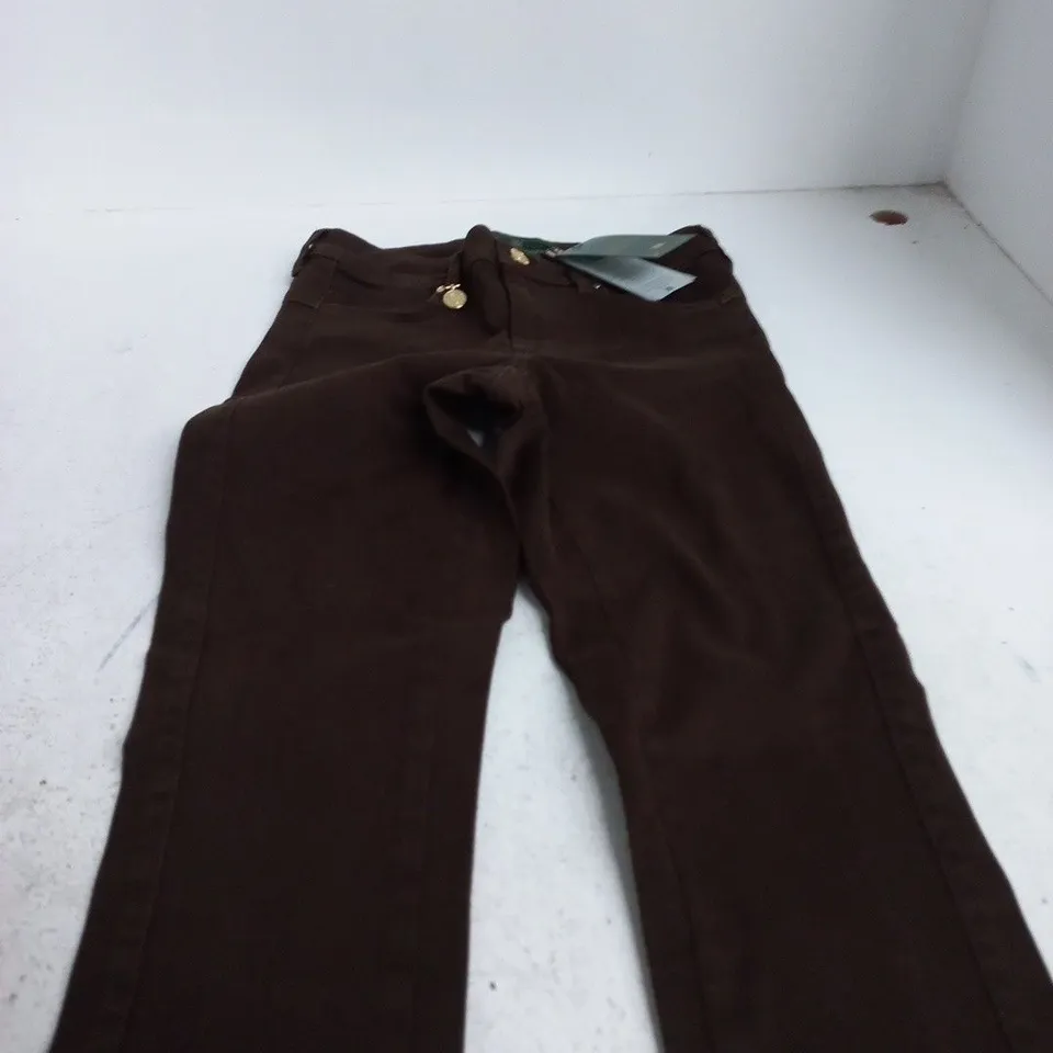 HOLLAND COOPER MEN'S BROWN TROUSERS – SIZE 10S