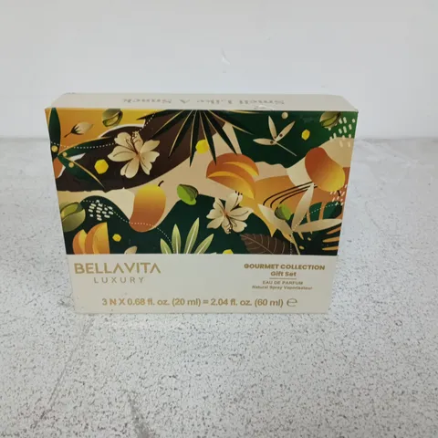BELLAVITA LUXURY GOURMET COLLECTION GIFT SET – VANILLA, MANGO & PISTACHIO EAU DE PARFUM (3 X 20 ML)