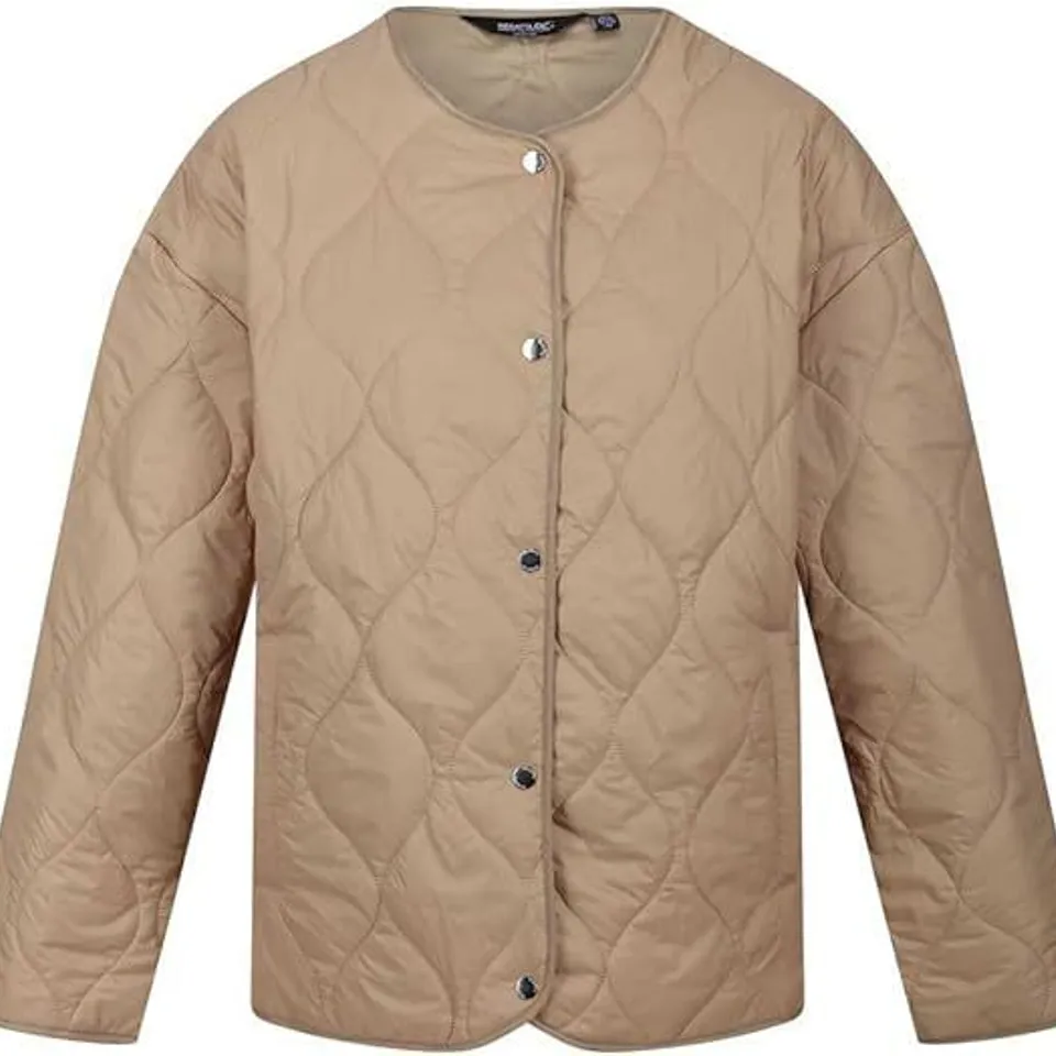 BRAND NEW REGATTA WOMENS HARLETTA PADDED JACKET IN BARLEYCORN - SIZE 20