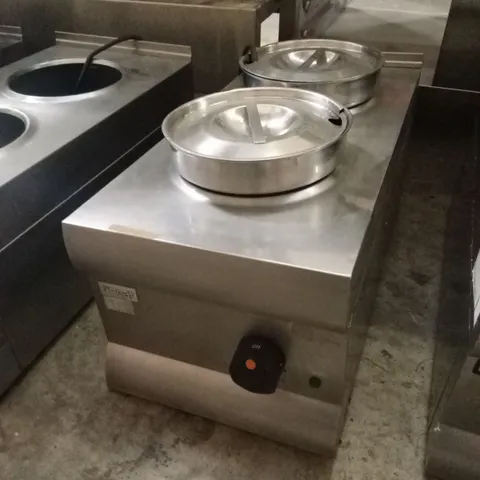 LINCAT BS3 SILVERLINK ELECTRIC COUNTER-TOP DRY HEAT BAIN MARIE 2-POT