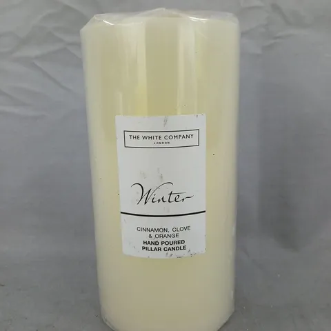THE WHITE COMPANY SCENTED PILLAR CANDLE