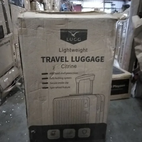 BOXED LIGHTWEIGHT TRAVEL LUGGAGE CITRINE