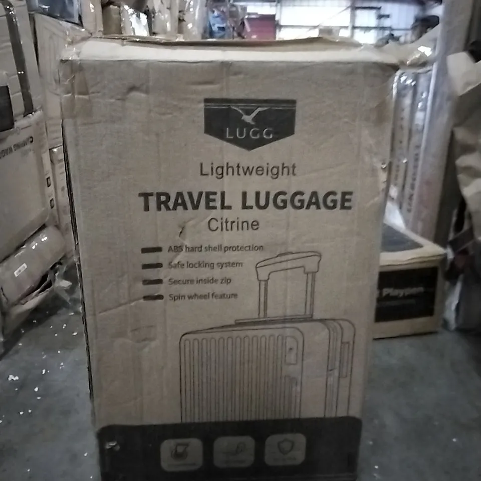 BOXED LIGHTWEIGHT TRAVEL LUGGAGE CITRINE