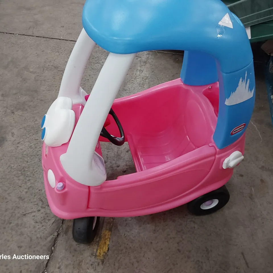LITTLE TIKES PINK RIDE IN CAR