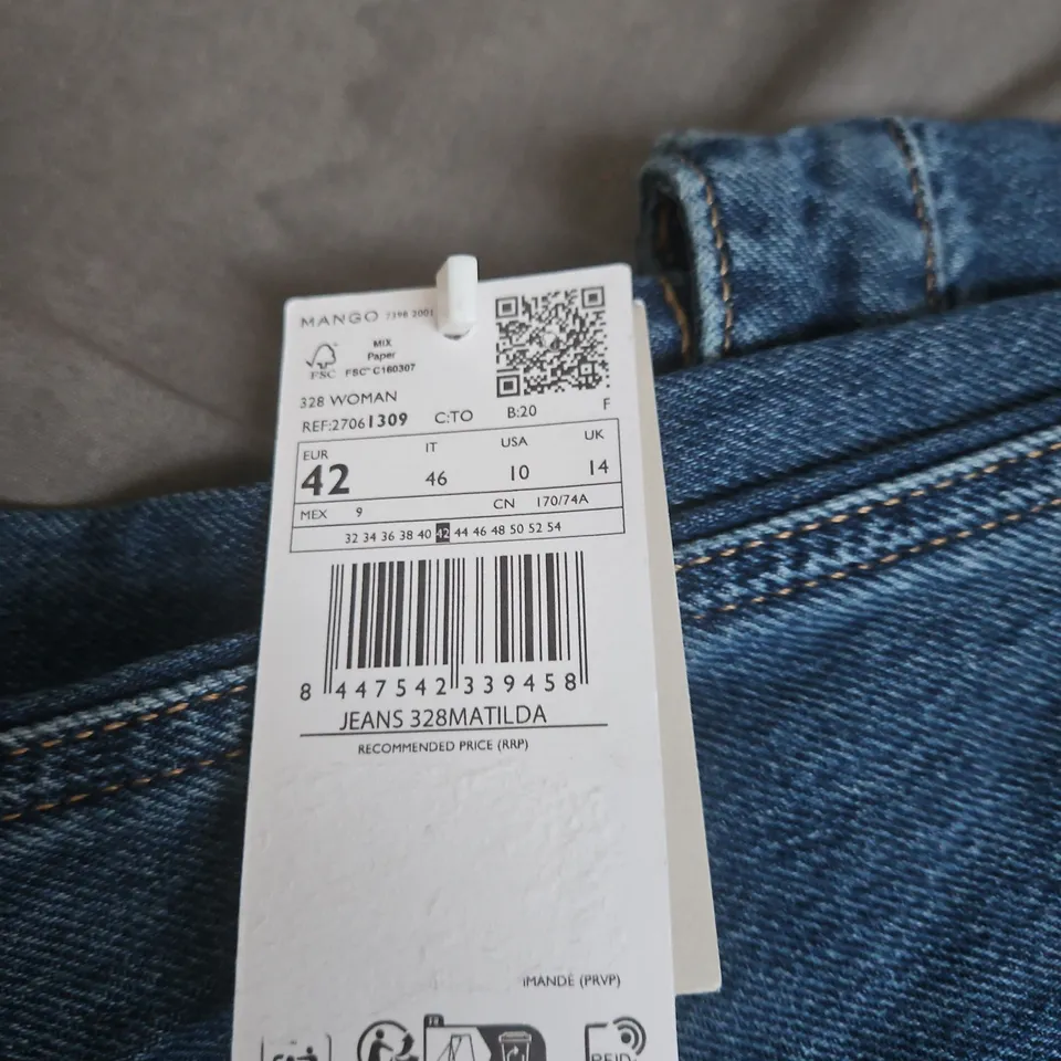 MANGO JEANS 328 MATILDA – WOMEN'S DENIM, UK 14 (EUR 42)