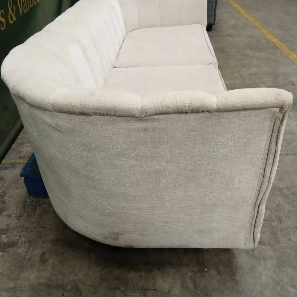 GUILD FABRIC 3 SEATER SOFA - IVORY RRP £699