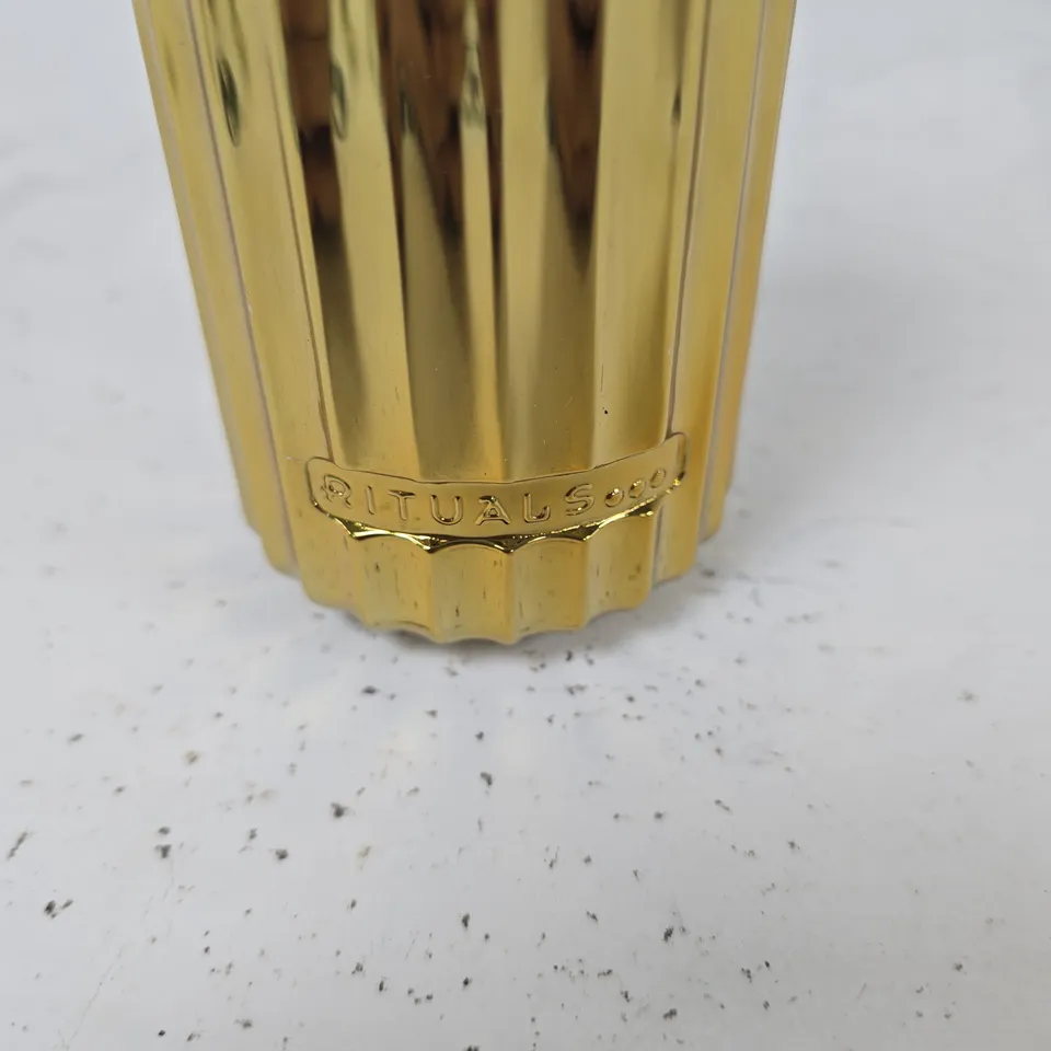 RITUALS GOLD RIBBED PUMP BOTTLE