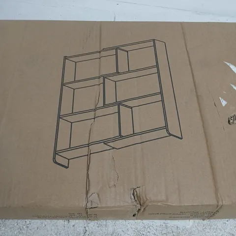 BOOKSHELF – YELLOW WOOD GRAIN, FLAT-PACK