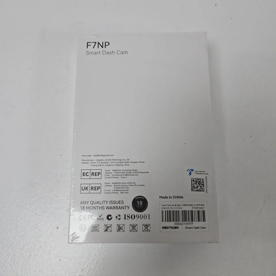 REDTIGER F7NP SMART DASH CAM