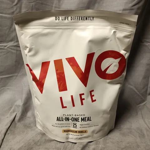 VIVO LIFE ALL-IN-ONE PLANT-BASED MEAL POWDER – MADAGASCAN VANILLA (25 SERVINGS) (1KG)
