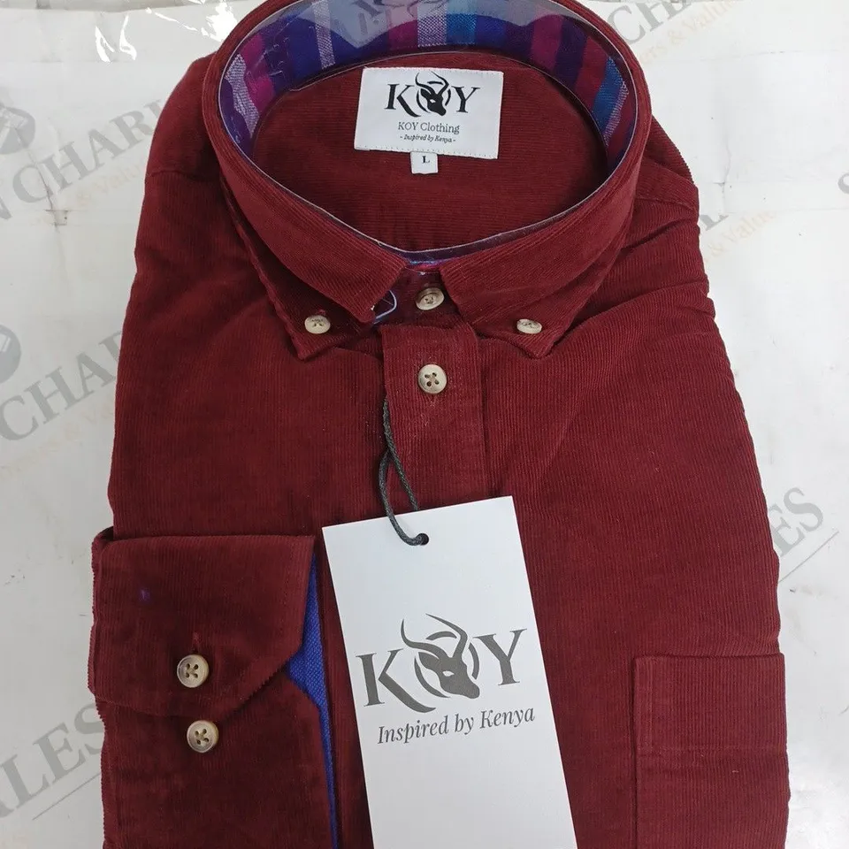 KOY SHIRT SIZE L 