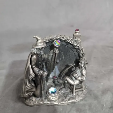 THE HOBBIT COLLECTION NO.10 GOOD MORNING AT BAG END – TOLKIEN LTD LICENSED MINIATURE SCULPTURE