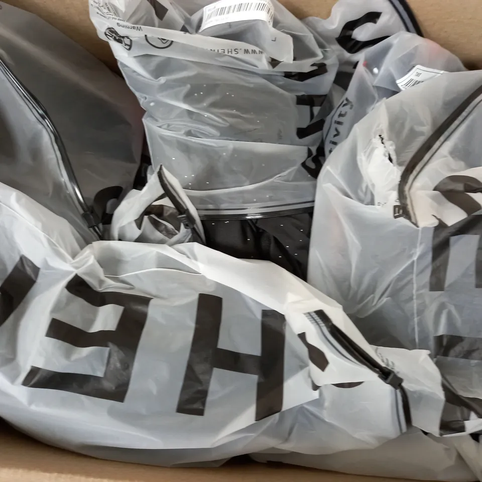 APPROXIMATELY 20 ASSORTED SHEIN CLOTHING ITEMS TO INCLUDE NIGHTWEAR, TROUSERS, UNDERGARMENTS  